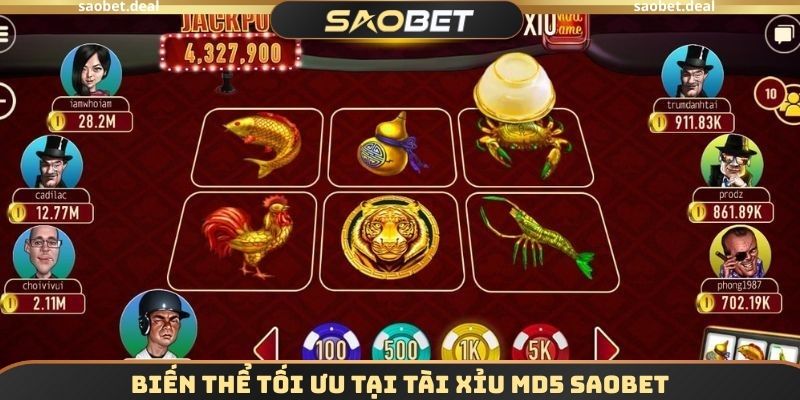 Biến thể tối ưu tại Tài xỉu MD5 SAOBET
