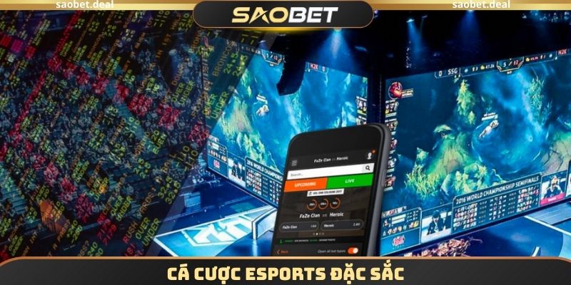 Thể Thao SAOBET - Sân Chơi Đẳng Cấp, Rinh Quà Cực Chất 3 Cá cược Esports đặc sắc