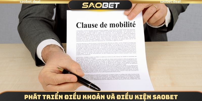 Phát triển điều khoản và điều kiện SAOBET